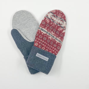 Recycled Wool Sweater Mittens -  small