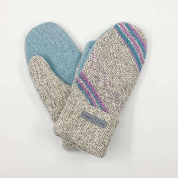 Recycled Wool Sweater Mittens -  small