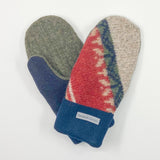 Recycled Wool Sweater Mittens - large