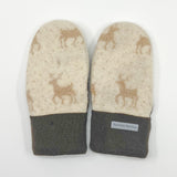 Recycled Wool Sweater Mittens - medium