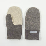 Recycled Wool Sweater Mittens - medium