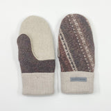 Recycled Wool Sweater Mittens - medium