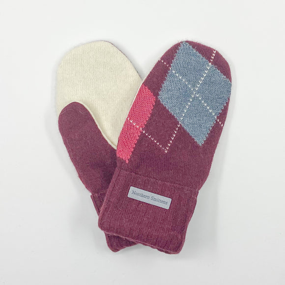 Recycled Wool Sweater Mittens - medium