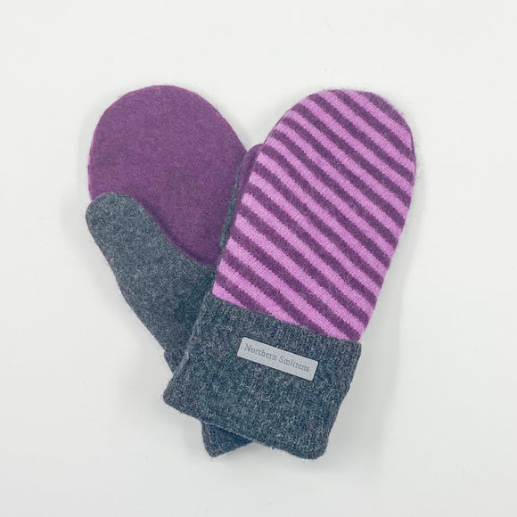 Recycled Wool Sweater Mittens -  small