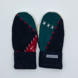 Recycled Wool Sweater Mittens - medium