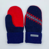 Recycled Wool Sweater Mittens - medium