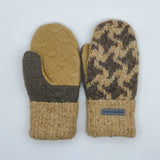 Recycled Wool Sweater Mittens - medium