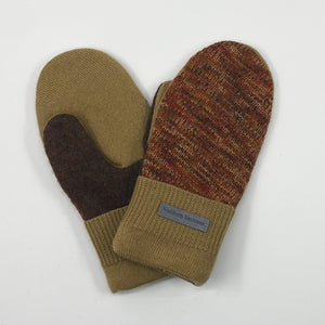 Recycled Wool Sweater Mittens -  small