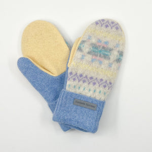 Recycled Wool Sweater Mittens -  small