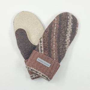 Recycled Wool Sweater Mittens -  small